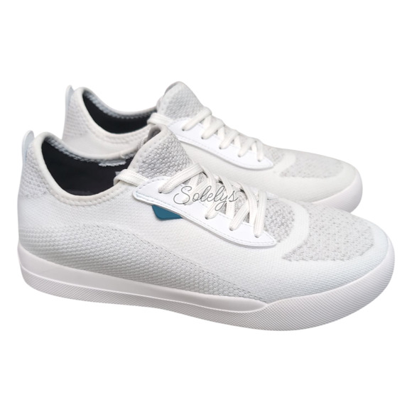 Vessi Weekend Mens 8 Marble White Waterproof Dyma-Tex Knit Casual Sneaker - Picture 1 of 11